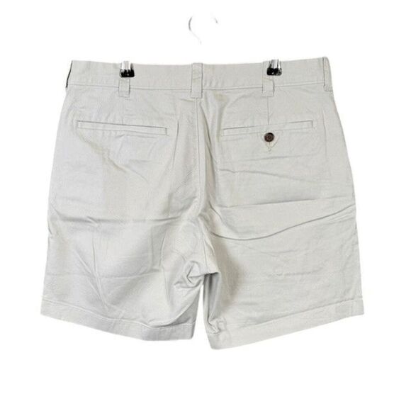 J. Crew Flat Front Trouser Shorts 7" inseam khaki tan beige Men's size 32 - Picture 3 of 13